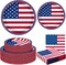 150PCS 4th of July Party Supplies – Plates & Napkins Set for 50 Guests, Patriotic Tableware